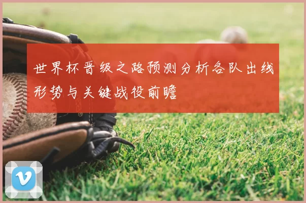 世界杯晋级之路预测分析各队出线形势与关键战役前瞻