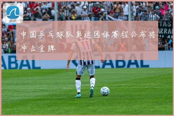 中国乒乓球队奥运团体赛程公布将冲击金牌
